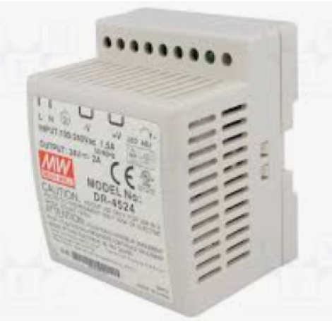 DR-4524 | MEAN WELL | Промышленный блок питания на DIN-рейку 24 В DC, 45 Вт