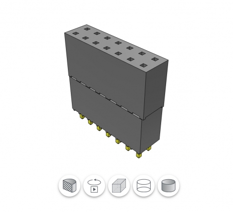 ESQ-107-33-G-D Розетка