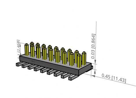 FTS-109-02-L-DV | Samtec | Клеммная колодка