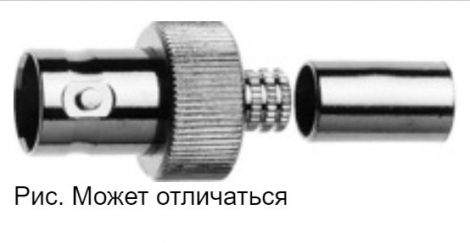 J01001B0005 | Telegartner | Обжим прямой BNC