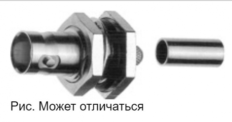 J01003A1348 | Telegartner | Обжим BNC для перегородки
