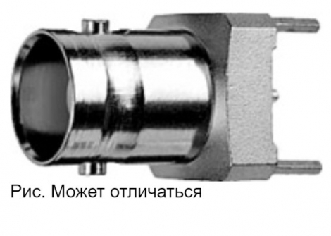 J01003A1946 | Telegartner | Гнездо BNC мама для печатных плат