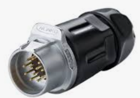 LP-20-C12PP-01-001 | CNLINKO | Силовой герметичный разъём 12-pin, кабельная вилка (male), IP67, 20A / 500V