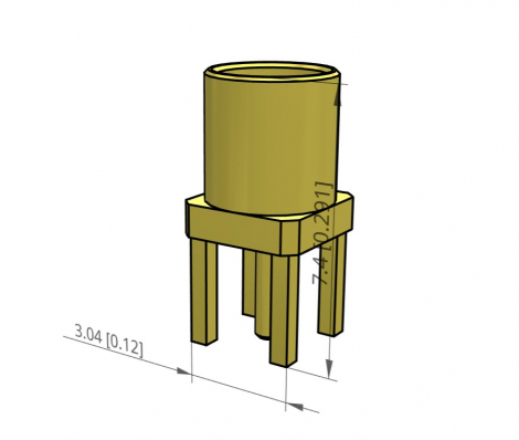 MMCX-J-P-H-ST-TH1 | Samtec | Разъем MMCX 50 Ом