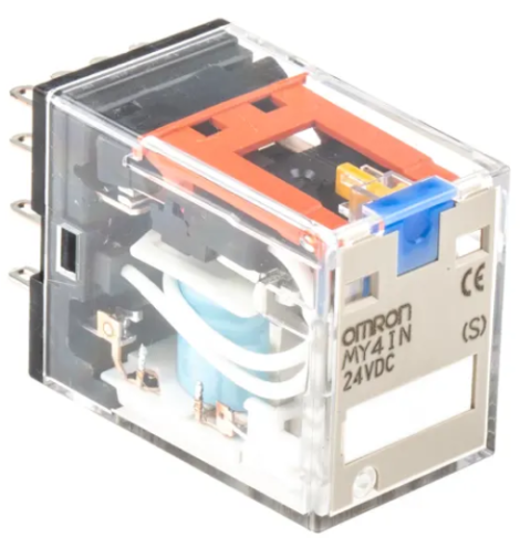 MY4IN 24VDC | Omron | Реле Omron Plug In Power Relay, 24V dc Coil, 5A Switching Current, 4PDT