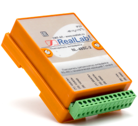 NL-485CS | RealLab | Конвертер интерфейсов RealLab DCON-ModBus RTU