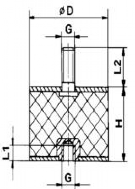 NRE 25/30 | Netter Vibration | Резиновый амортизатор