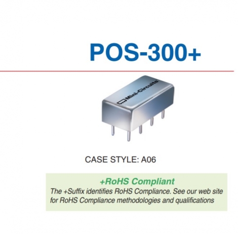 POS-300+ | Mini Circuits | Генератор
