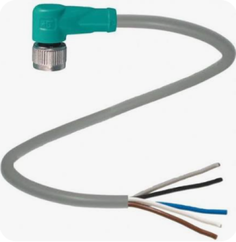 V15-W-5M-PVC | Pepperl+Fuchs | Кабельный разъём M12 (арт.109482)
