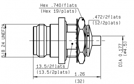 R161336200 Коаксиальный разъем