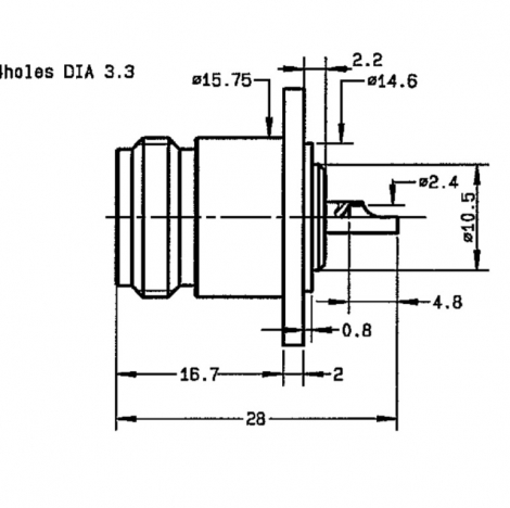 R161404000 | Radiall | Коаксиальный разъем