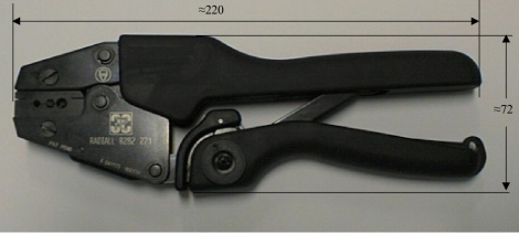 R282271000 | Radiall | Обжимной инструмент (арт. R282.271.000.).