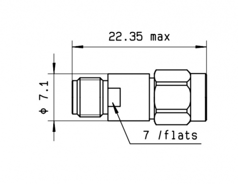 R413803000 | Radiall Аттенюатор СВЧ компонент