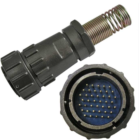 FQ30-42pin ZK | RUICHI | Разъём быстроразъёмный цилиндрический 42 pin