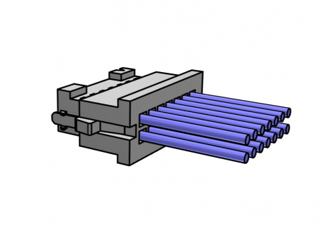 S2SD-07-24C-L-30.00-SR | Samtec | двухрядный кабель с разъемом