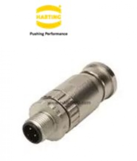 21033891402 | HARTING | Разъем круглый M12-Screw-4P-DCOD-M-STR-SHLD