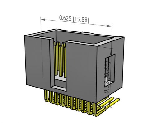 TML-110-02-L-D-RA | Samtec | Закрытая клеммная колодка
