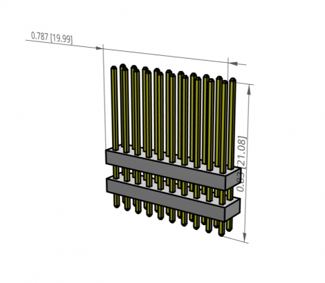 TW-10-08-L-D-250-100 | Samtec | Соединитель