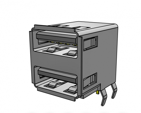 USB-A-D-S-B-TH-R | Samtec | Интерфейс