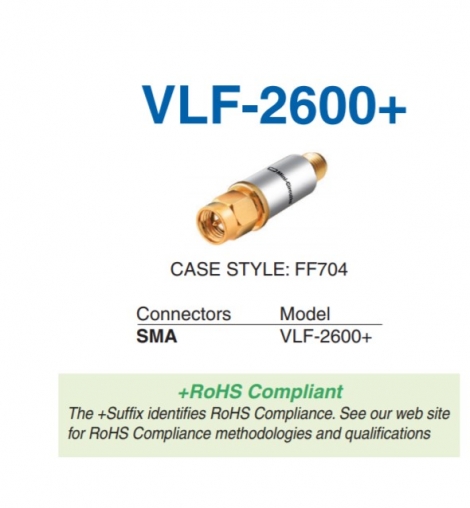 VLF-2750+ Фильтр низких частот