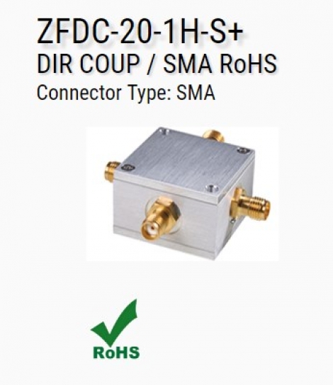 ZFDC-20-1H-S+ | Mini Circuits | Ответвитель