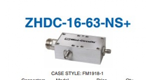 ZHDC-16-63-NS+ Направленный ответвитель