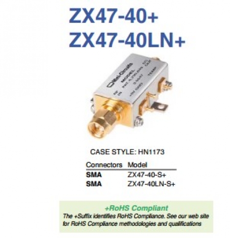 ZX47-40-S+ Детектор