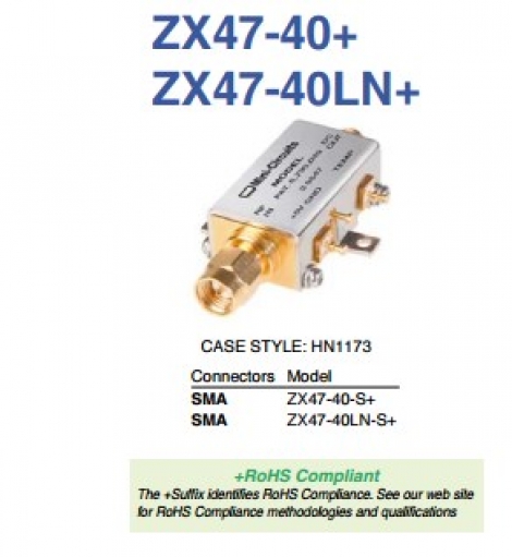 ZX47-40LN-S+ Детектор