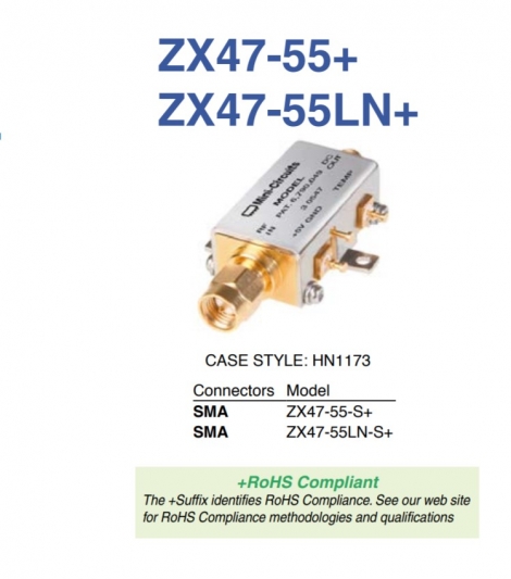 ZX47-55LN-S+ Детектор