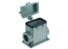 09300100222 | HARTING | Han B Base Surface HC 4 Pegs Thermoplast