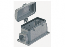 09300162260 | HARTING | Han B Base Surface LC 4 Pegs Metal Cover