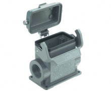 09300162297  | HARTING | Han B Base Surface HC 1 Lever Metal Cove