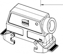 09300240530 | HARTING | кожух кабельный 24В,угловой