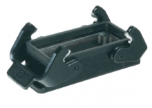 09307160301 | HARTING | Han B Base Panel 2 Levers black