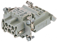 09330064726 | HARTING | Han E AV 06 Pos. F Insert Term. Block Le