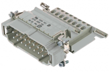 09330164629 | HARTING | Han ES AV Pos. 16 Insert Term. Block lef