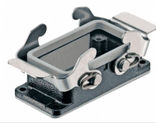 09370101301 | HARTING | Han 10M-Base Panel 2 Levers IP67