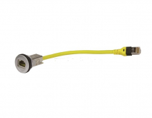 09454521504 | HARTING har-port RJ45 IP20 coupler cable; 0,50m