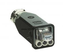 09573080500000 | HARTING | вилка Han 3A RJ45 HYBRID
