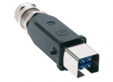 09574070002000 | HARTING | Set Han3A M plug 2x LC duplex SM GOF