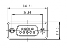 09641007240 | HARTING |  M/F DSUB FILTER ADAPTER 9PIN 3900PF