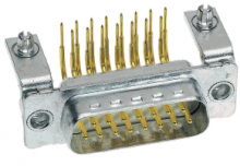 09642247233 | HARTING | DSUB 15 way RA Male 1k BLnut3