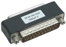 09643007230 | HARTING | M/F DSUB FILTER ADAPTER 25PIN 1000PF