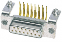 09643147243 | HARTING | DSUB 25 way RA Female 3,9k BLnut3