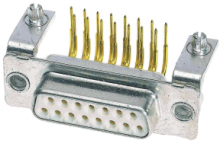 09644147243 | HARTING | DSUB 37 way RA Female 3,9k BL nut3