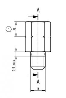 09670029048 | HARTING | D Sub Female screw lock M3 inner / 4-40