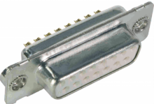 09670151715 | HARTING | D-Sub 15-pole MinD solder cup female nut