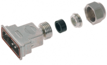 09670370539 | HARTING | Кожух, металлизированный, IP67 37p