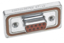09676098758 | HARTING | D SUB IP 67 FE ANG_PCB_09P_S4_METAL FRAM