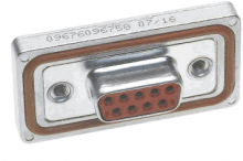 09676508758 | HARTING | D SUB IP 67 FE ANG_PCB_50P_S4_METAL FRAM